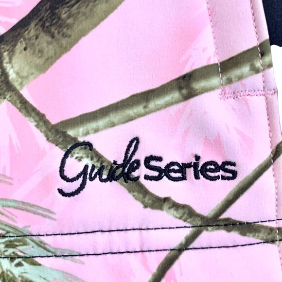 Realtree Gander Mountain Camo Jacket Fleece Lined Zip Up M Pink Black Hunting - Picture 7 of 12